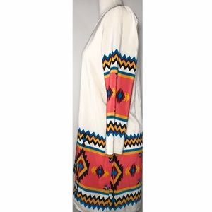 Geo Print Shift Dress